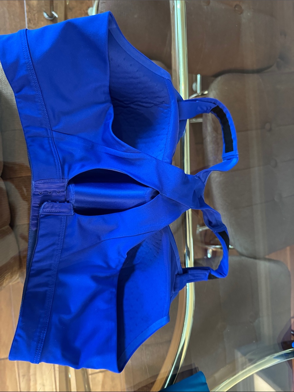 Brooks Royal Blue Racerback Sports Bra - Picture 3 of 3